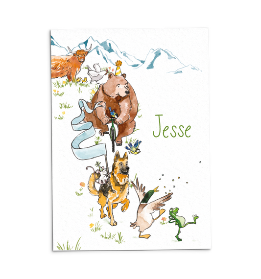 Birth card